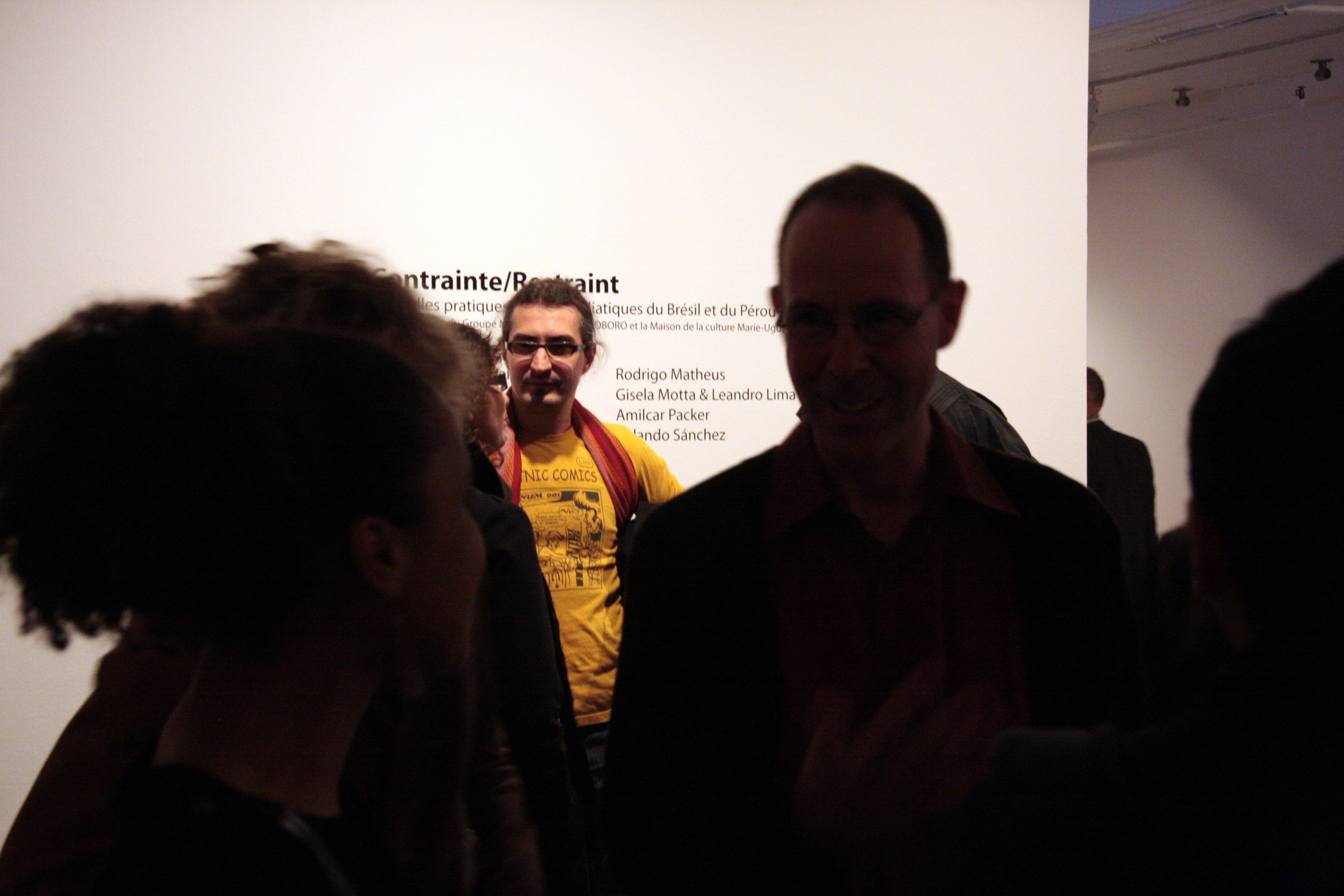 Contrainte/Restraint - exhibition - Opening pictures
