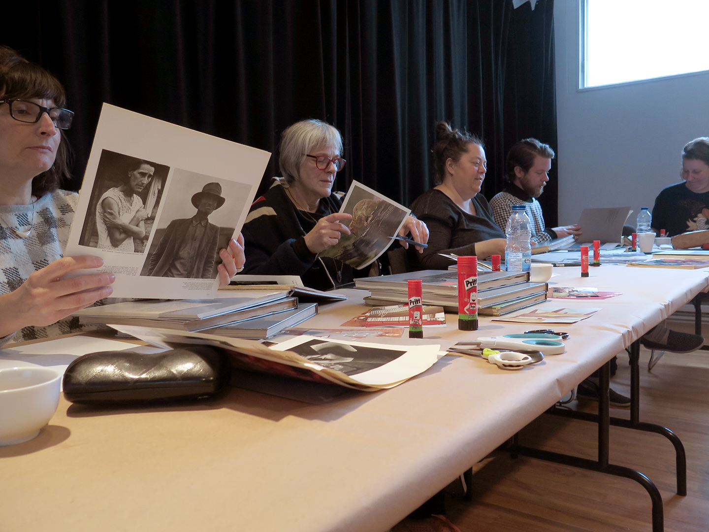 Gestes spéculatifs // Écrire à l'œuvre - Photos de l'atelier - Photos de Marie-Douce St-Jacques