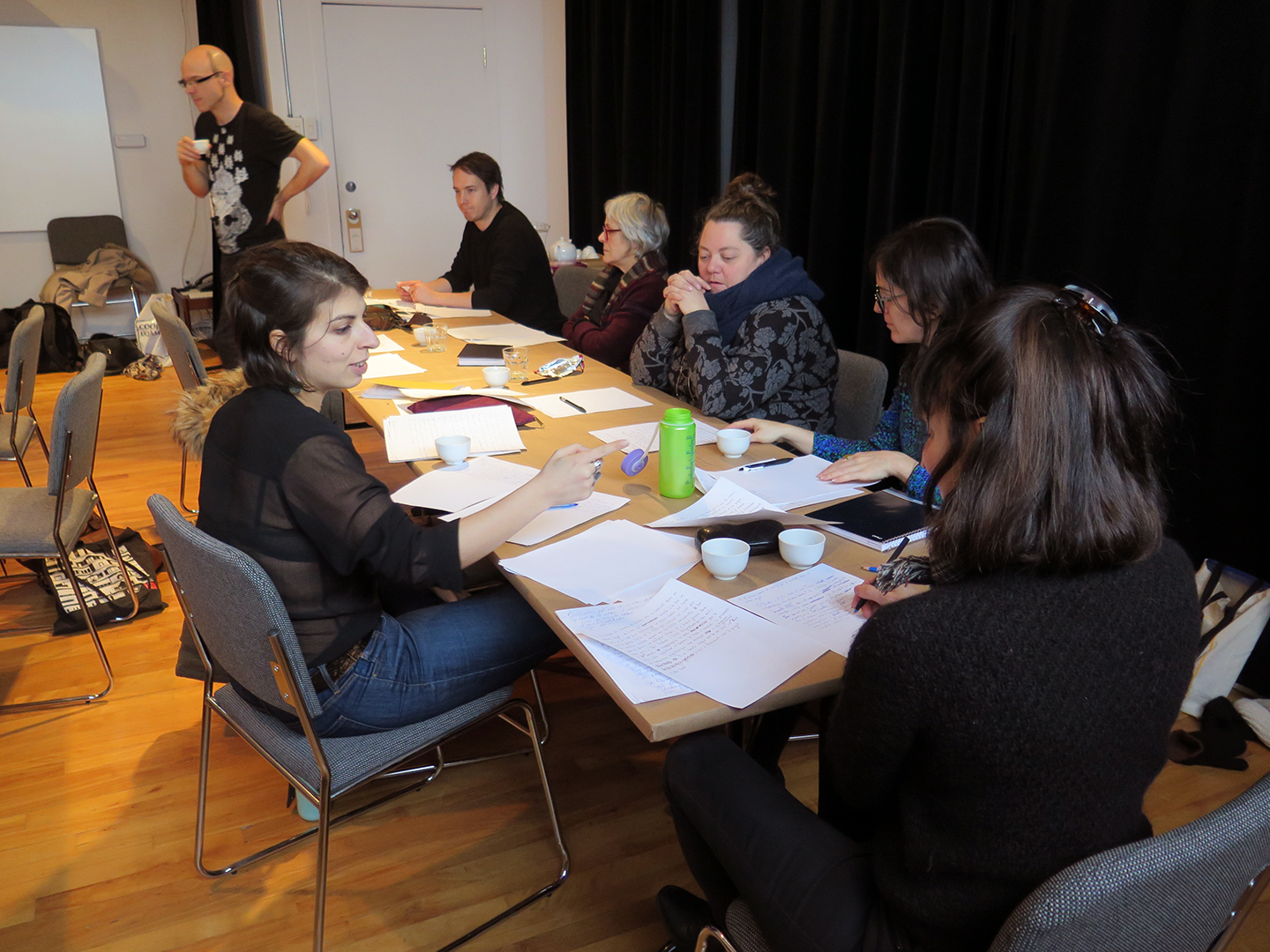 Gestes spéculatifs // Écrire à l'œuvre - Photos de l'atelier - Photos de Marie-Douce St-Jacques