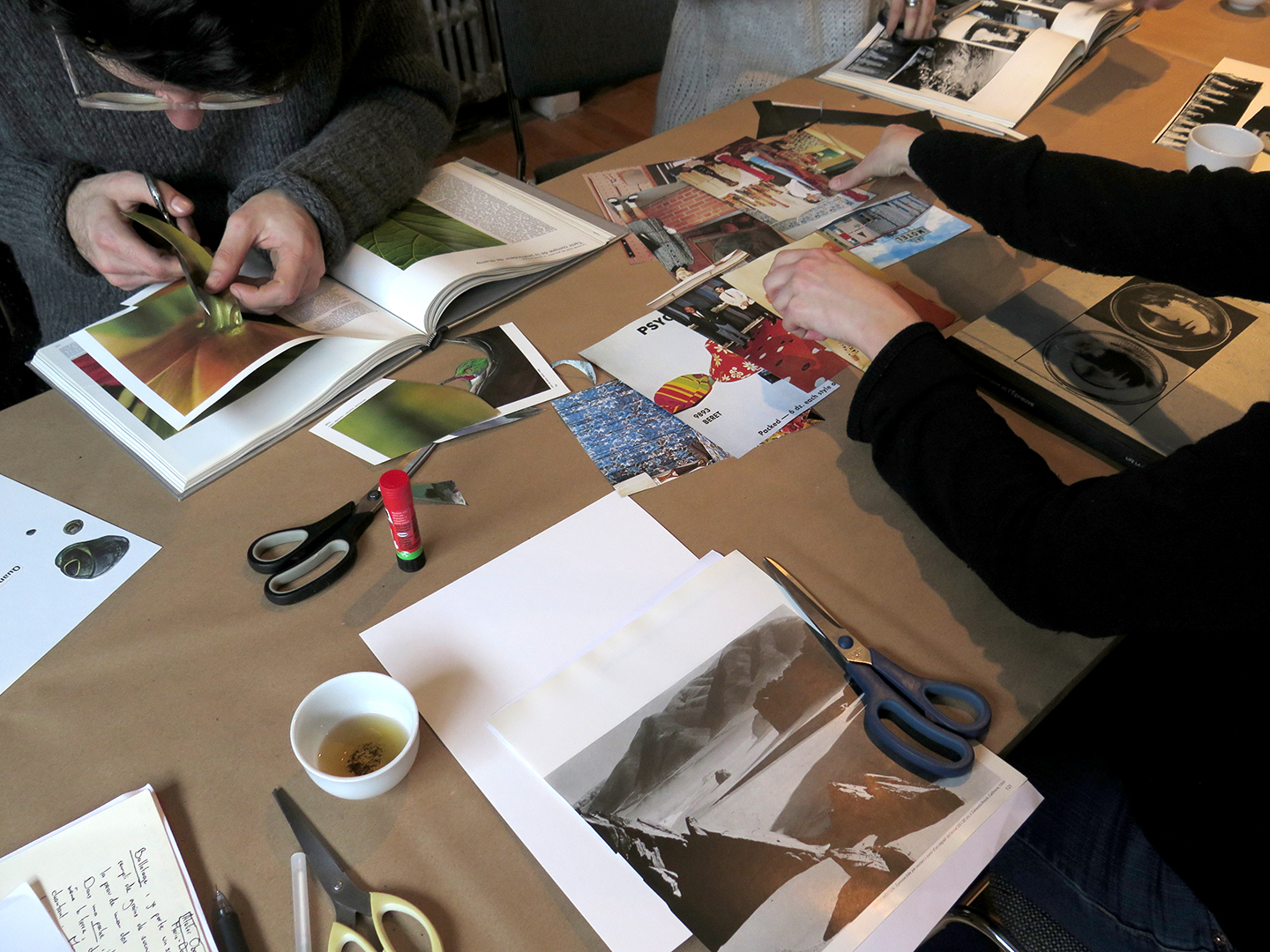 Gestes spéculatifs // Écrire à l'œuvre - Photos de l'atelier - Photos de Marie-Douce St-Jacques