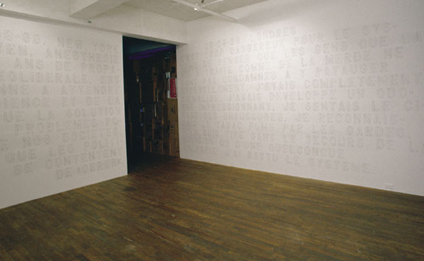 Bricoler l’incurable. Détails 1999