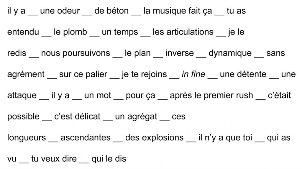 Ce qui arrive