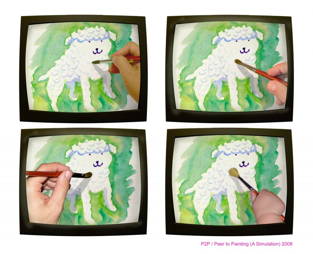 P2P / Peer to Painting (A Simulation)