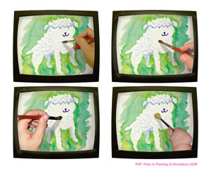 P2P, a network painting demo