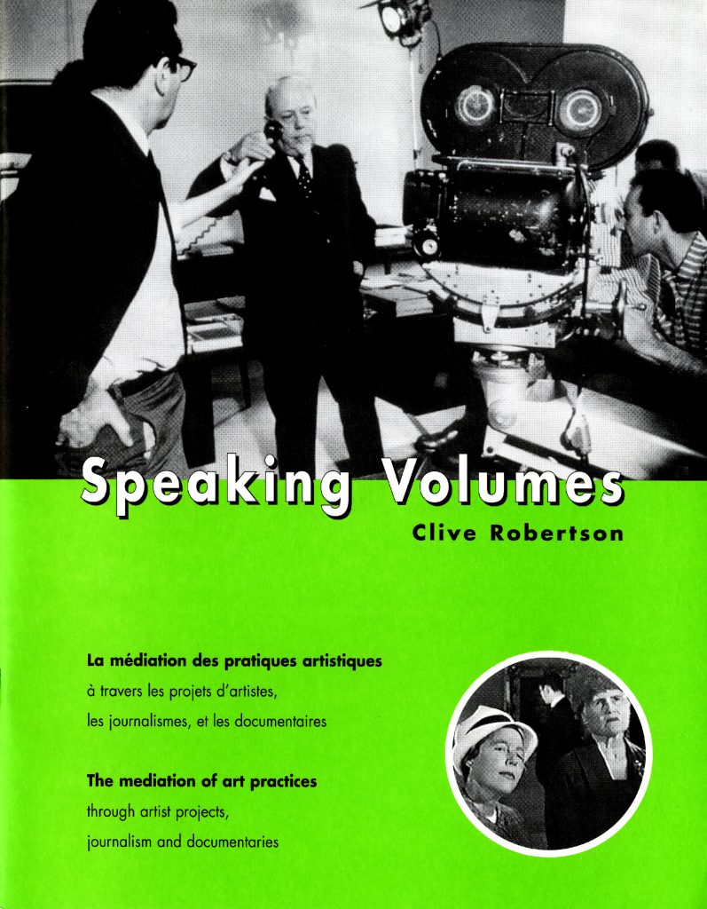 Speaking Volumes : La médiation des pratiques artistiques