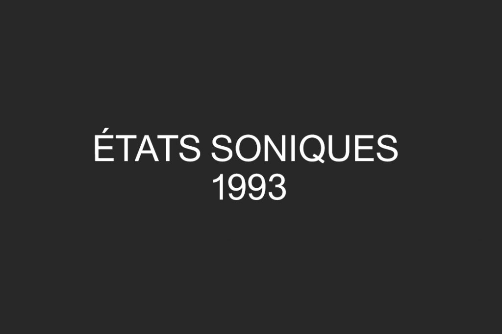 page-activityEacute;tats Soniques 1993