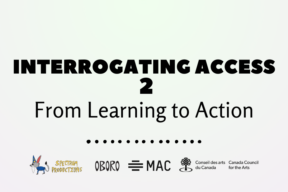 Interrogating Access: From Learning to Action