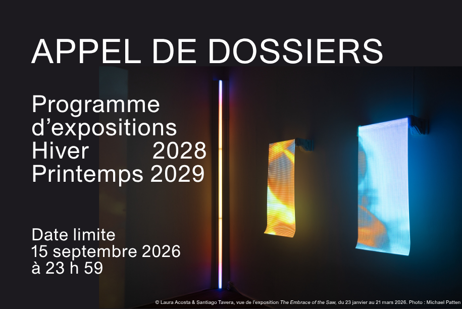 Programme d’expositions, Hiver 2028 – Printemps 2029