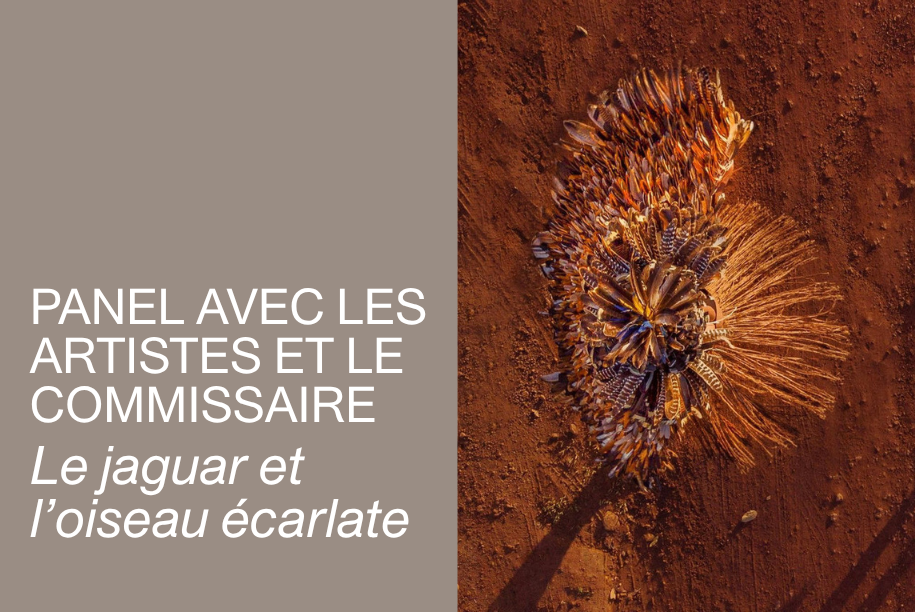 Panel avec les artistes et le commissaire